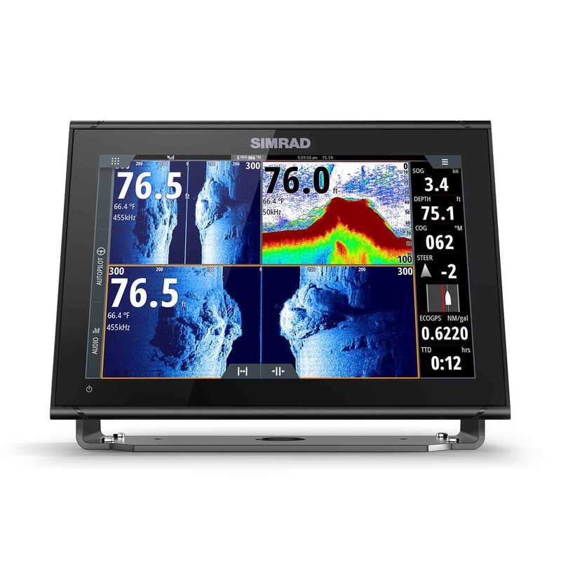 GO12 XSE Chartplotter Display with TotalScan Transducer and Navionics+ Charts image number 4