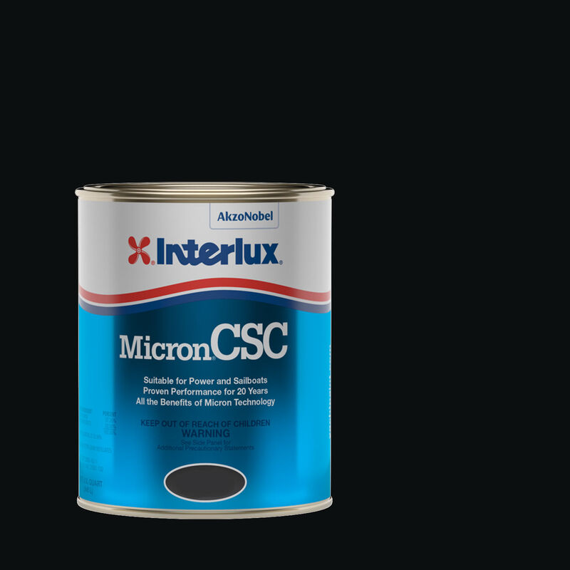 Interlux Micron CSC Antifouling Paint, Black, Quart | For Boats | by West Marine