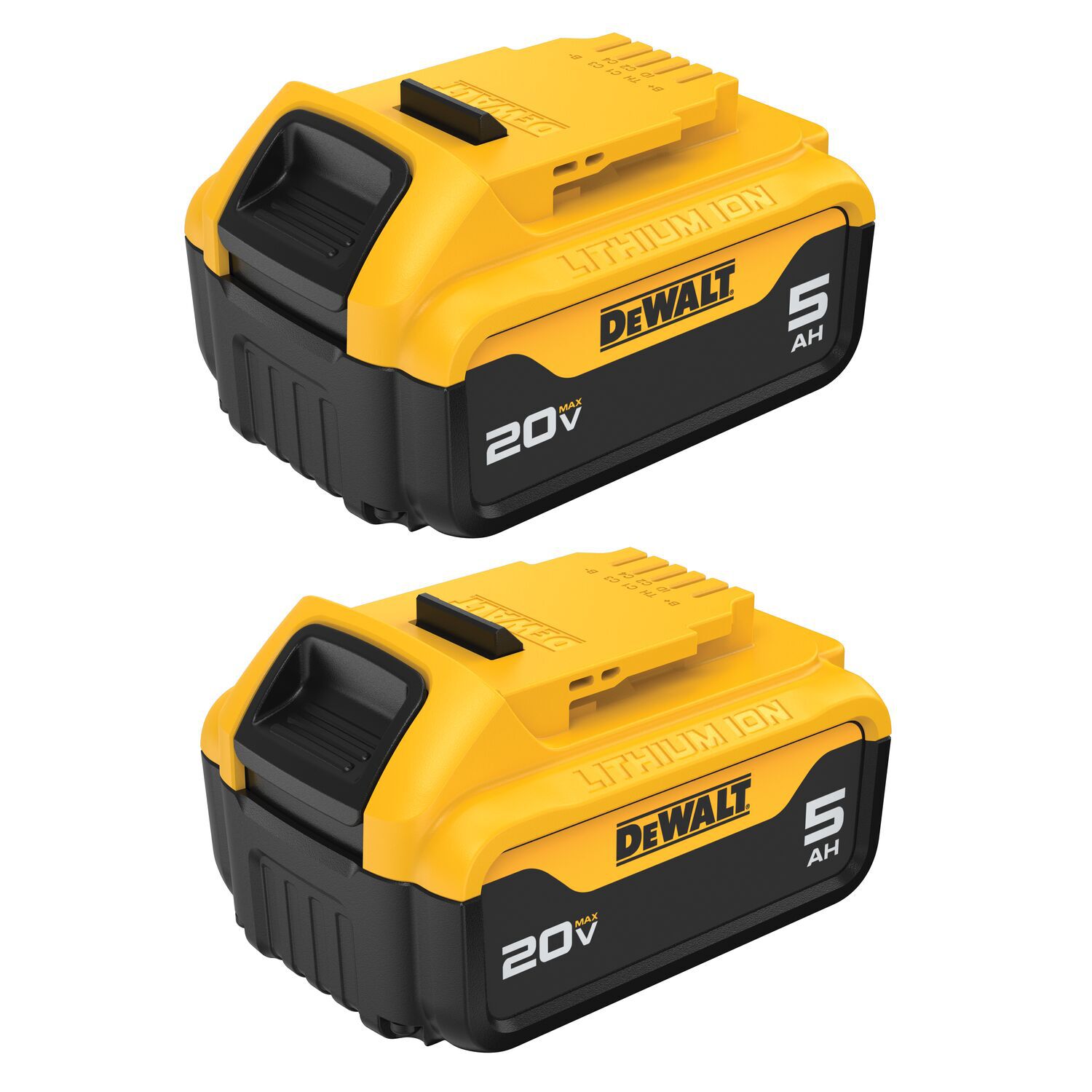 DEWALT 20V MAX* 5Ah Battery, 2-Pack