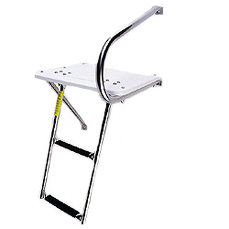 Outboard Transom Swim Platform and Telescopic Ladder image number 0