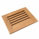 Teak Louvered Insert, 9 1/8" x 7 1/2" x 3/4" image number 3