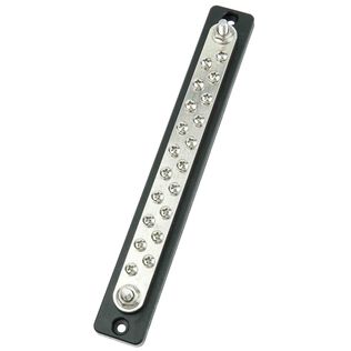 CommonBus Dual 1/4" Stud + Twenty #8 Screws - 150 Amp w-Cover