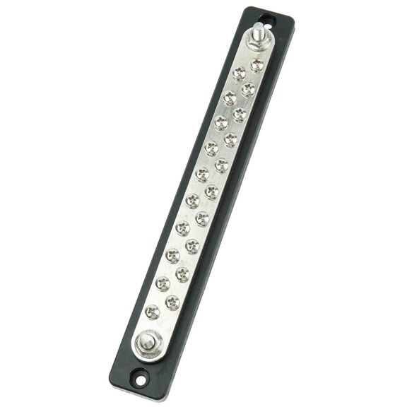 CommonBus Dual 1/4" Stud + Twenty #8 Screws - 150 Amp w-Cover image number 0