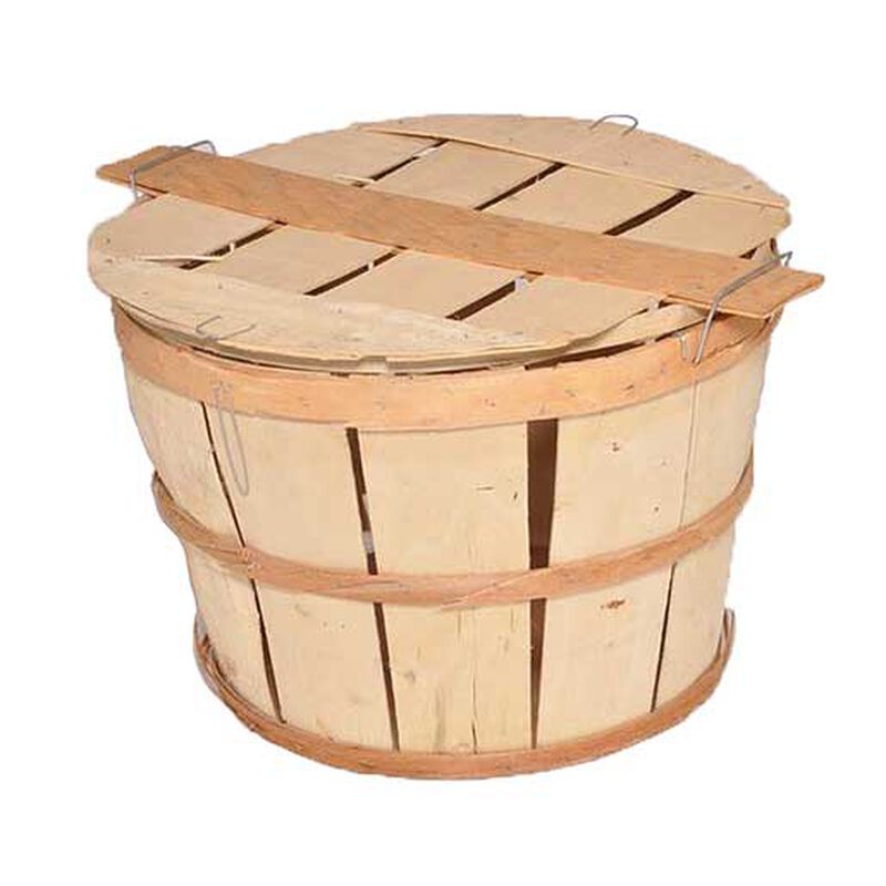 Crab Bushel Basket with Lid