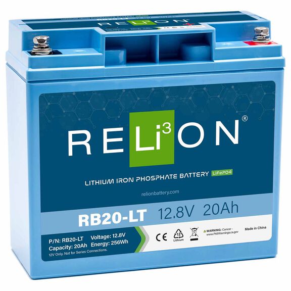 RB20-LT Lithium Iron Phosphate Deep Cycle Battery, 12.8V, 20Ah image number 0