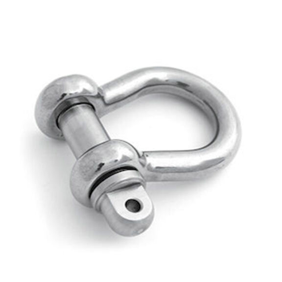 Screw Pin Bow Shackle, Type A, 1 1/4" Pin Dia., 12125lb. WLL image number 0