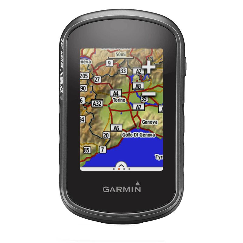 eTrex® Touch 35t Handheld GPS with World Basemap and Topo U.S. Maps image number 1