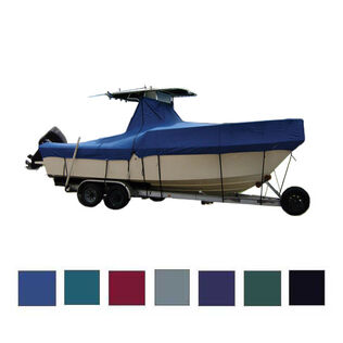 Center Console T-Top Cover, OB, Gray, Hot Shot, 23'5"-24'4", 102" Beam