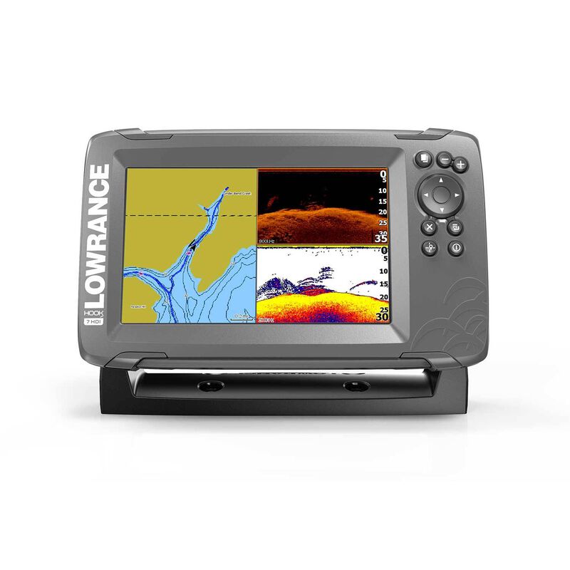 HOOK² 7 Fishfinder/Chartplotter Combo with SplitShot Transducer and US Inland Charts image number 0