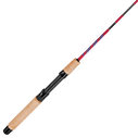 4'3" Li'l Finz Kids Spinning Rod, Medium Power, Red/Blue image number 0