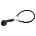 Deck-Mount Sprayer Large Black Sprayer w/Elbow, 6' Black Rubber Hose, Ultra-Low Profile Holder image number 1