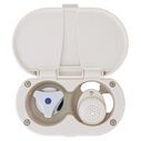 Trinidad Transom Shower Cold Only, Warm White Cup & Lid, Small Warm White Sprayer, 6' Stainless Steel Hose, Chrome Trinidad Handle image number 5