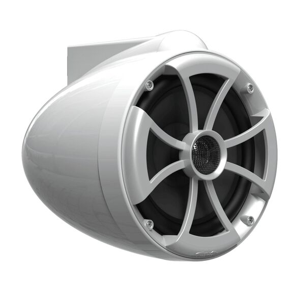 Wet Sounds ICON 8 White V2 Series 8" Marine Tower Speakers with Stainless Steel Fixed Clamps (Pair) image number 3