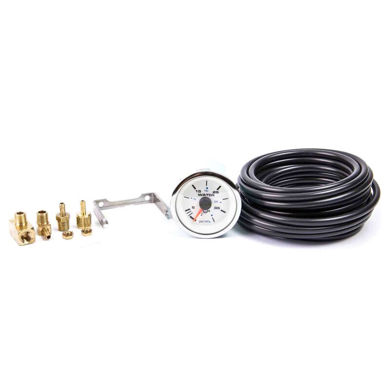 SIERRA White Premier Pro Series Water Pressure Gauge Kit, Outboard