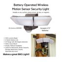 IQ America Battery Operated LED Indoor/Outdoor Motion Security Flood Light , 1200 Lumens image number 2