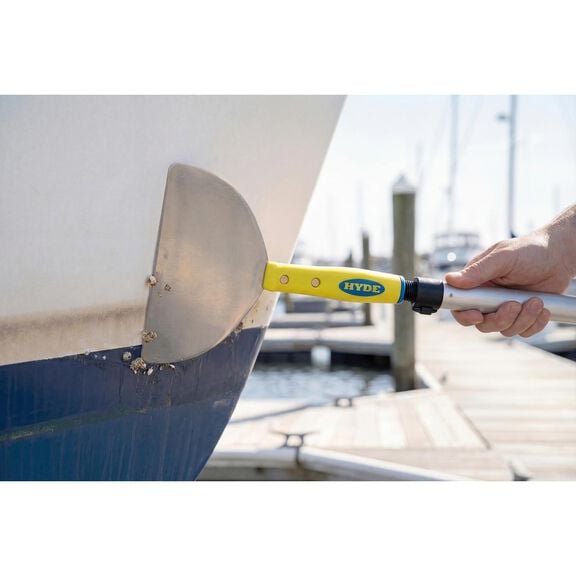 Marine Stainless Steel 8'' Flexible Scraper Acme Threaded Handle image number 2