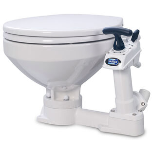 Twist N Lock Manual Toilet, Slow Close Lid
