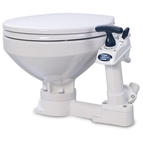 Twist N Lock Manual Toilet, Slow Close Lid image number 0