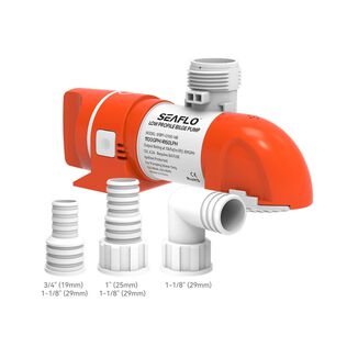 SEAFLO 14B Series Narrow Low Profile Time-Sensing Automatic Bilge Pump &ndash; 12V, 1100 GPH