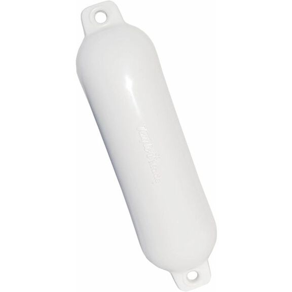 Hull Gard 5-1/2" x 20" Inflatable White Vinyl Boat Fender image number 2