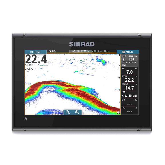 SIMRAD GO9 XSE Chartplotter Navigation Display with Worldwide Basemap ...