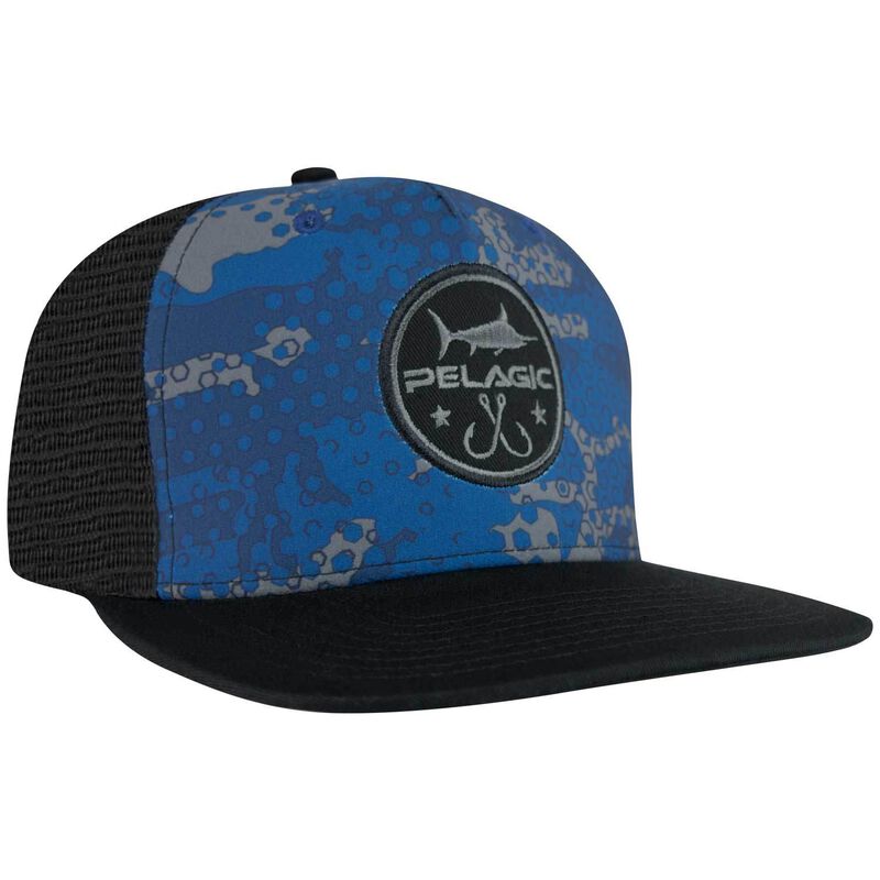 Hex Camo Snapback Trucker Hat image number 0