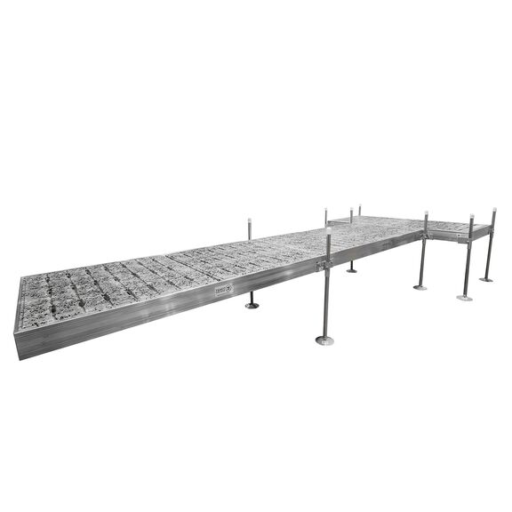T-Shaped Aluminum with Terrazzo Decking Complete Dock Packages image number 1