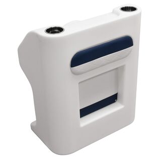Wise DLX1168-1904 DLX Series Pontoon Steering Console - White / Mariner Blue