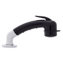 Deck-Mount Sprayer Small Black Sprayer w/Elbow, 6' Black Rubber Hose, Ultra-Low Profile Holder image number 2