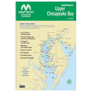 WPB0430-02WMDS Waterproof Chartbook Upper Chesapeake Bay, 2nd Edition