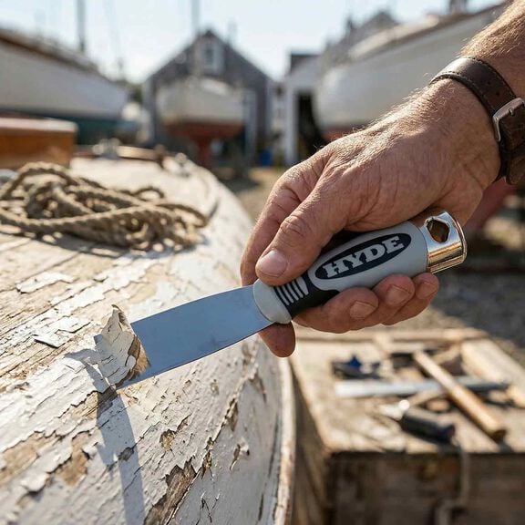 Pro Stainless 1 1/2'' Stiff Putty Knife image number 2