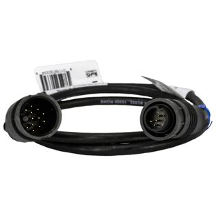 M&M Cable, 12-Pin Chirp Series, with Navico xSonic 9-Pin Connector, Single Low Band - 1m