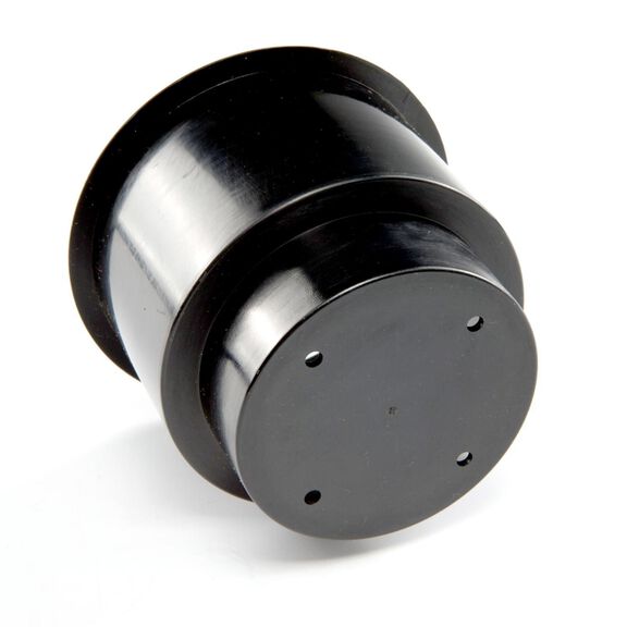 Large Nylon Recessed Cup Holder, Black image number 1