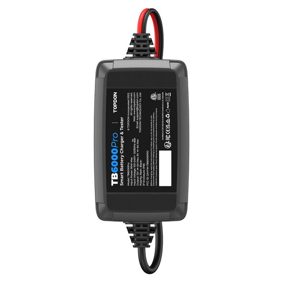 2-in-1 6A Battery Charger & Battery Tester with App image number 1