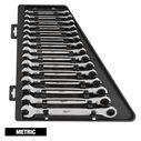 Ratcheting Combination Wrench Set - Metric, 15 Piece image number 0