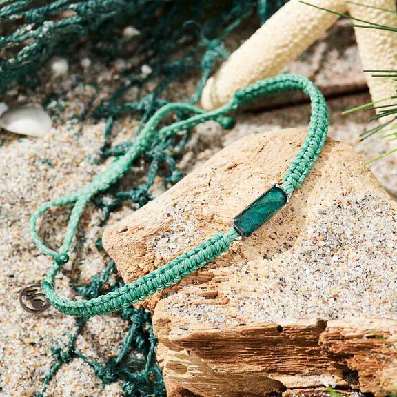 4ocean Ghost Net Bracelet - Seafoam image number 3
