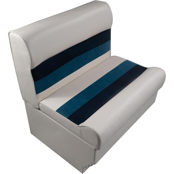 Premium Series 28" Pontoon Bench Seat Cushion Set With Base image number 0