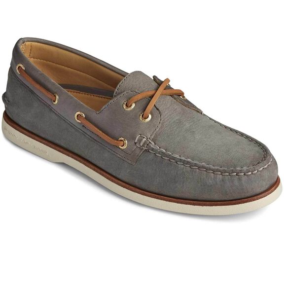 Men's Gold A/O 2 Eye Freeport Boat Shoes image number 0