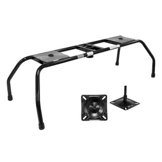 8WD1280-KP Dual Seat Stand with Kingpin style 3/4" Pin Brackets, Includes Two 7" Seat Mounts, Fits Most Boat Seats