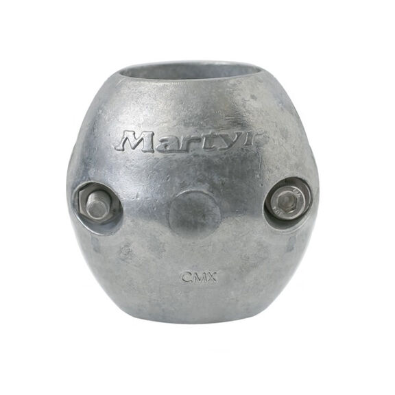 Streamlined Magnesium Prop Nut Shaft Anode, 0.87" ID, 2.12" OD, 2.08" H image number 0