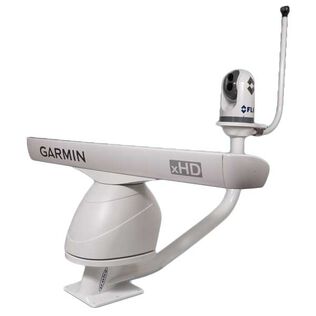 Dual Mount for Open Array Radar and Satdome