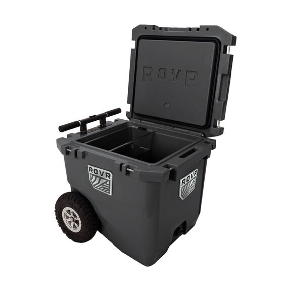 RollR 45 Quart Wheeled Hard Cooler with Telescopic Handle, Granite image number 5