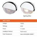 SEAFLO 04 Series LED Oblong Courtesy Light, 12V, Warm White, IP67 image number 3