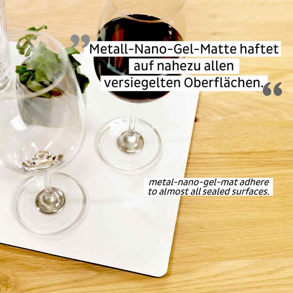 Metal Nano Gel Mat for Magnetic Glasses, White image number 3