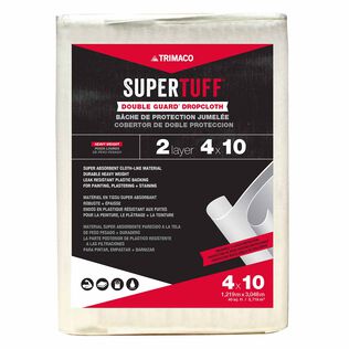 4' x 10' SuperTuff&reg; Double Guard&reg; Dropcloth