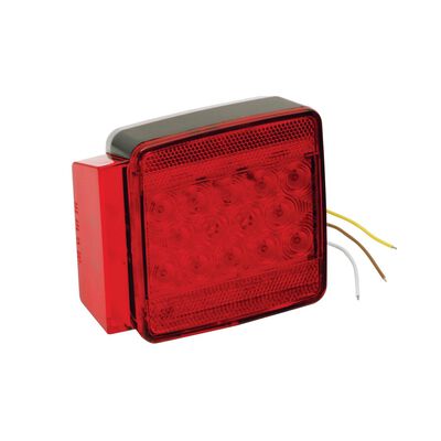 7-Function LED Submersible Combination Taillight, Left/Roadside, for Trailers Under 80"
