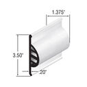 True Color Commercial Grade Side Gard Vinyl Dock Edging, 10'  Straight image number 1