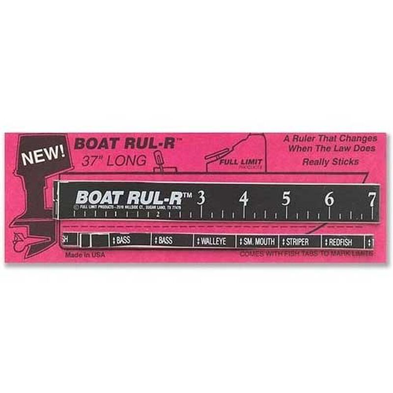 Full Limit Products Boat Rul-R 37-Inch Tape, Black