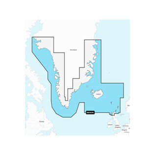 Garmin Navionics Vision+ EU620L Greenland and Iceland, Electronic Chart