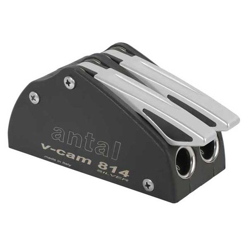 VCamS Rope Clutch, Double, Line Dia. 10-12mm, 4 x 8mm Fasteners image number 0